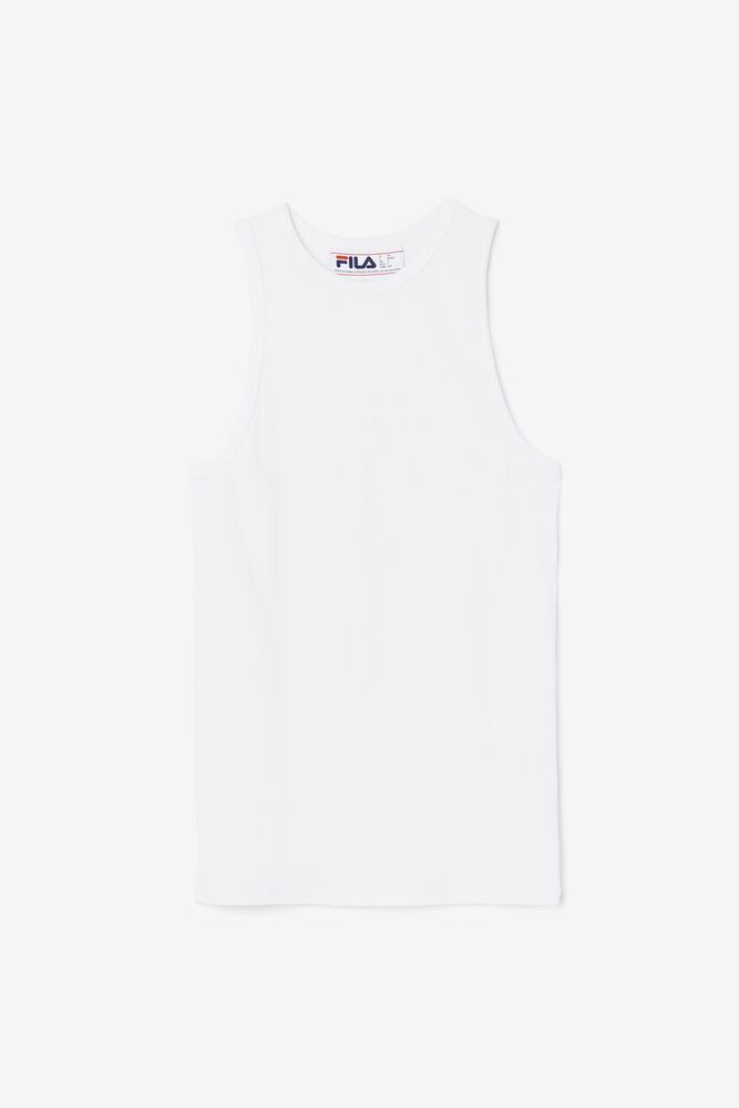 Fila Tank Top Alexia Womens White - India FQJ-825749